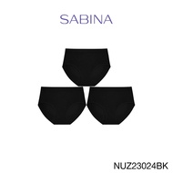 (Set 3 ชิ้น) Sabina Panty Zone Seamless Fit Seamless Series กางเกงในทรงเอวสูงปานกลาง รหัส NUZ23024