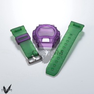 (Vcustom) G6900 MATTE " JOKER " BAND AND BEZEL WATCH STRAPS