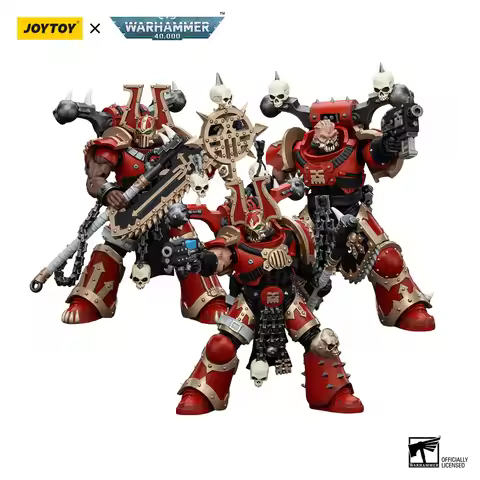 JOYTOY Warhammer 40k 1/18 Action Figures Anime 12.6cm World Eaters Khorne Berzerker