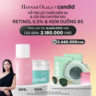 [Candid x Hannah Olala] Candid Retinol 0.5% Skin Improvement and Recovery Combo 30ml & B5 Cica Cream