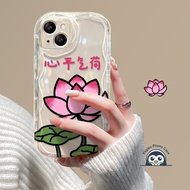 Idiom Lotus Clear Phone Case For iQOO Z9 Turbo Z9X Z8 Z8X Z7 Z7X Z7i Z6 Pro Z6X Z5 Z3 Z1 7 Neo 9 8 7