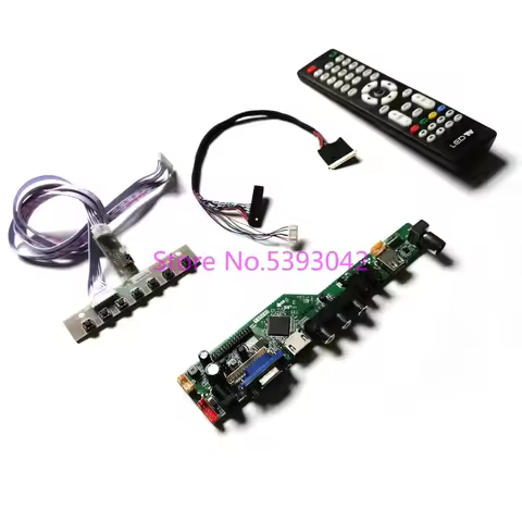 KIT For LP173WD1 (TL)(E1)/(TL)(F1)/(TL)(G1)/(TL)(G2) 40Pin VGA USB AV LVDS Analog 1600*900 LCD Panel