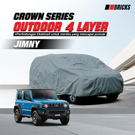 4 Layer Cover Jimny 3 Door Sarung Mobil Super Outdoor Anti UV & Waterproof BRICKS