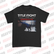 Title Fight Kingston Cat Band T-Shirt Free Sticker