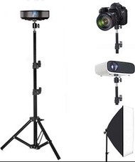 實體店鋪/SF(清貨區)(🈹限今日特價$88) 1/4 3/8 5/8" Ground Projector/ Webcam/ Microphone Tripod Stand, Portable Tri