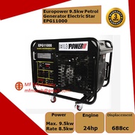 Mf Europower 9.5kw Petrol Generator Electric Star EPG11000 (Demo Set)