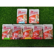 Maxi Cat Wet Food Pouch 85gx12 pkt/ Maxi Makanan Basah Kucing 85gx12 pkt