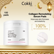 Cokki Moisturizing Gel Toner Pad 100pads Thin Sheets that Adhere to Skin