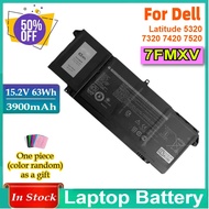 7FMXV 3900mAh Battery for Dell Latitude 5320 7320 7420 7520 Latitude 5320 2-in-1/7320 2-in-1 P134G00