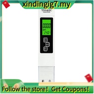【】Water Purity Tester TDS EC Meter Digital Water Quality Tester 0-9999 PPM Measurement Range Tempera