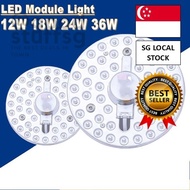 [SG FREE 🚚] 12W 18W 24W 36W LED Panel Light Module Energy Saving Round Ceiling Lamp for Home Indoor