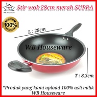 28cm non-stick frying pan teflon Stir wok/ SUPRA thick wok pan/