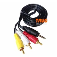 3-1 Audio Video Cable AV to 3 RCA/ 1 to 3 RCA Cable/ 1.5M/