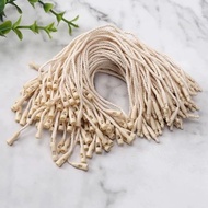 Cotton 100PCS Gift Clothing Price Tag String Hang Tag String Seal Snap Lock Pin Loop Fastener Hook T