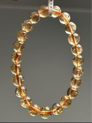 高質✨8mm 黃阿賽黃水晶手串 Yellow Azeztulite bracelet