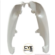 RGV120/RG110  LEG SHIELD SET COVER PUTIH KEPAK PUTIH