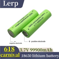 Original 18650 battery 99900mAh 3.7V 18650 flashlight battery+Liitokala-Lii-402