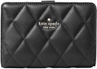 Kate Spade Wallet for Women Carey Wallet in Smooth Quilted Leather, Black, Wallet