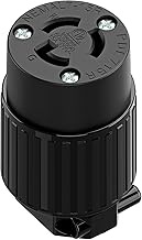 NEMA L7-15R Locking Plug, (ETL Listed) Cord End Connector, Twist Lock L7-15 15Amp 277Volt Female AC 
