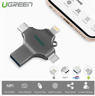 Ugreen 4in 1 USB OTG ổ đĩa flash 1TB 2TB Loại-C Thẻ nhớ USB 512GB thẻ nhớ cho iPhone Android Pendriv