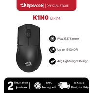 REDRAGON  K1NG M724 Wired Gaming Mouse 12400 DPI Ergonomic MouseKabel Optical Mouse 42G Ultra-Light 