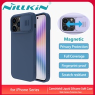 Nillkin เคส เคสโทรศัพท์ Apple iPhone 12 13 14 Pro Max Case MagSafe Camshield Silky Slide Camera Prot