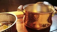 日本製燕市手工捶目 銅鍋壽喜燒湯鍋火鍋粉蒸鍋 非德國wmf法國Mauviel