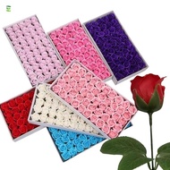 LUOLVTH 50Pcs Soap Rose Flower, Realistic Floral Three Layer Rose Foam Rose, Creative Handmade Wreat