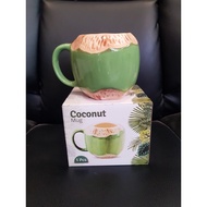 Coconut model mug/ Coconut ceramic mug/ Ceramic Mug Coconut Glass Mug