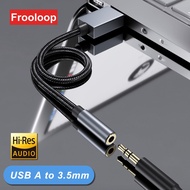 USB A To 3.5 MM Jack Audio Cable Hifi DAC Headphone Adapter Earphone Stereo 3.5Mm AUX PC Laptop External Sound Card Converter