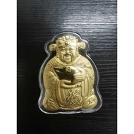 (0.3g) 999足金 / 24K Gold God of Wealth Bar  财神爷 pure gold bar