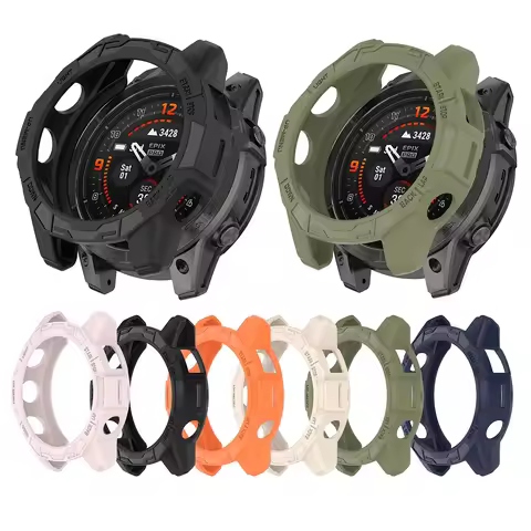 Protective Case Hollow Protective Case Suitable for Garmin Fenix ​​7/7X/7Pro Bumper Silicone Case fo