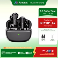Amgras Eternity Ⅲ Ultra ANC Noise Reduction  Wireless Earphone Bluetooth Low latency Earbud Gaming T