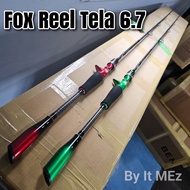 ของแท้ ราคาถูก ❗❗ คันตีเหยื่อปลอม หมาป่า กราไฟท์ FOX REEL TELA 6.7 ฟุต 1 ท่อน เหมาะกับงานช่อน ชะโด แ