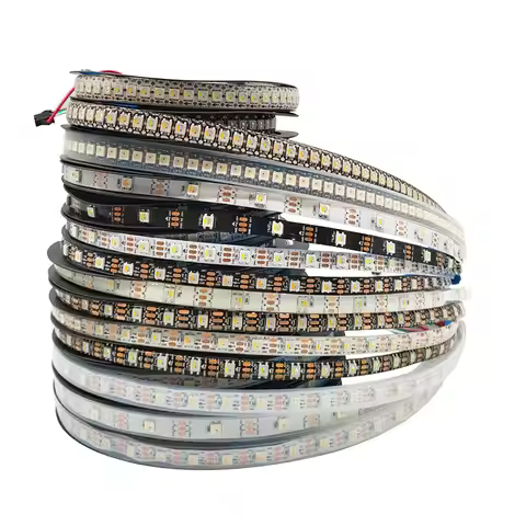 DC5V SK6812 RGBWW Led Strip Light 4 in 1 Similar WS2812B 30 60 144 LEDs/M Individual Addressable RGB