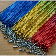 Bmx bicycle spokes color 174mm 14G 1 bar