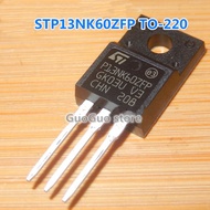 5pcs P13NK60ZFP STP13NK60ZFP TO-220F 13A/600V N-channel MOSFET transistor new original