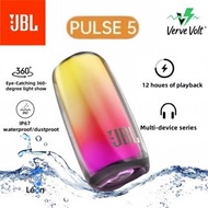 JBL Pulse 5 Bluetooth Speaker - IPX7 Waterproof, 12H Playtime, 360° LED Lights, PartyBoost, Rich Bas
