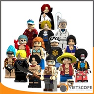 [Đóng túi] Lắp ráp 14 nhân vật Vua Hải Tặc One Piece - Non lego - 7025