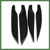 (CEUO) 4X Black Silver Roof Rack Cover Rail End Lid Protection Case for LAND CRUISER PRADO 150 LC150