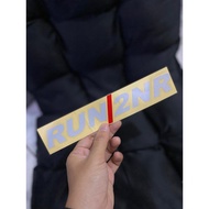 RUN 2NR Cutting Sticker RUN2NR/ Size 20 x 4 CM Cutting Sticker (1W)