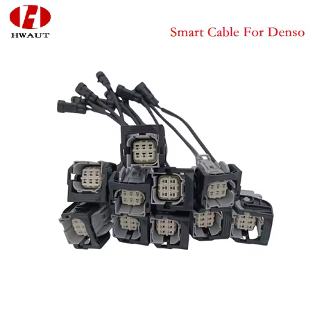 6 Pin Injector Smart Signal Connector Cable Adapter for 1GD 2GD G4 Common Rail Injector 23670-0E060 