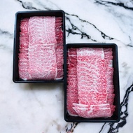 wagyu hida chuck roll A5 (เนื้อส่วนสันคอสไลด์) สันคอสไลด์ เนื้อสไลด์ชาบู สันคอสไลด์ เนื้อวากิวสไลด์ 