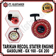MESIN Recoil Starter Engine Pull GX160 GX200 Crank Pull Engine Pull Generator Gasole Engine GX 160 G