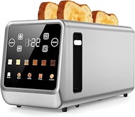 4-Slice Toaster with Extra-Wide 1.5" Slots for Bagels & Artisan Bread, 6 Shade Settings