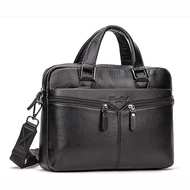 Legums Men's Leather Sling Bag, Dosen Office Bag, Imported Black Cowhide