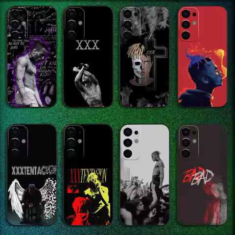 Rapper X-XXXTentacionS Phone Case For Samsung S25,S24,S21,S22,S23,S30,Ultra,S20,Plus,Fe,Lite,Note,10