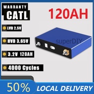 New 120AH Lifepo4 Battery 3.2V CATL Lithium Ion Battery Rechargeable Solar Battery Pack With Screws 