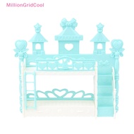 【MGPH】 16CM Doll Mini Princess Bed Simulation Bunk Bed With Ladder Dollhouse Furniture Toy Doll House Decor Accessories Hot