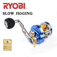 Original RYOBI Super Hi speed slow jigging fishing reel Full metal sea fishing reel light jigging re